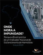 Capa da 3ª edição da pesquisa Onde Mora a Impunidade - 2020